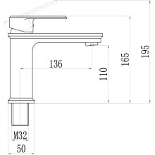 Смеситель для раковины Savol 300 S-600301