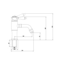 Смеситель для раковины Savol 66C S-006611C