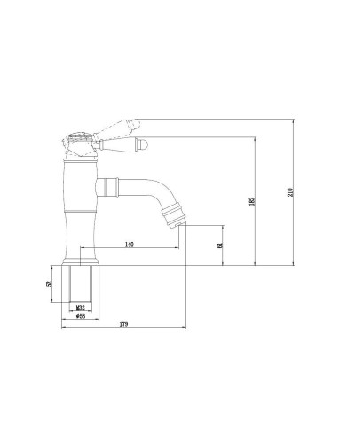 Смеситель для раковины Savol 66C S-006611C