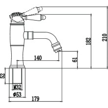 Смеситель для раковины Savol 66H S-006611H