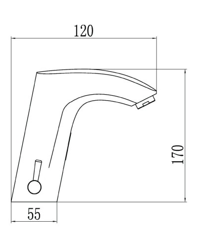 Смеситель для раковины бесконтактный Savol S-GY8802