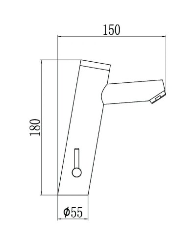 Смеситель для раковины бесконтактный Savol S-GY8805