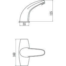 Кран для холодной воды бесконтактный Savol S-GY8808