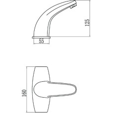 Кран для холодной воды бесконтактный Savol S-GY8808