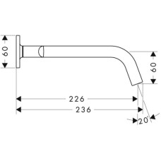 Смеситель для раковины с выпуском Axor Citterio M 34315000