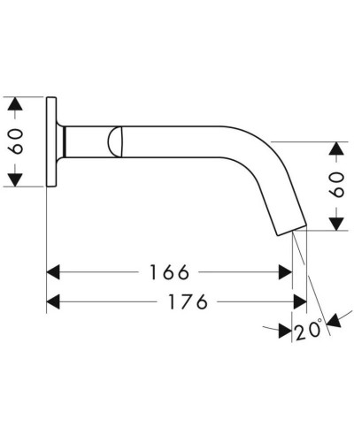 Смеситель для раковины с выпуском Axor Citterio M 34313000