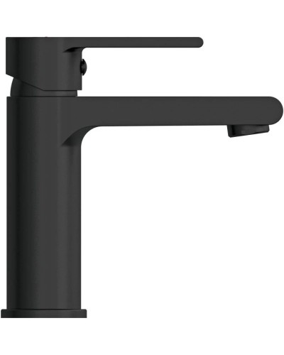 Смеситель для раковины с донным клапаном Cersanit Brasko Black A63107