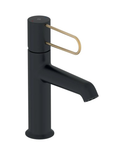 Смеситель для раковины с донным клапаном Jacob Delafon Odeon Rive Gauche E21028-GLD-BL