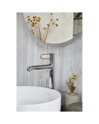 Смеситель для раковины с донным клапаном Jacob Delafon Odeon Rive Gauche E21030-GLD-CP