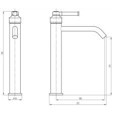 Смеситель для раковины с донным клапаном Migliore Ermitage Mini 31421