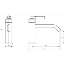 Смеситель для раковины Migliore Ermitage Mini 30210