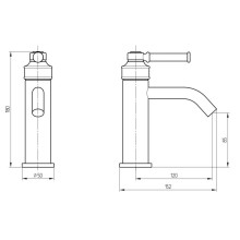 Смеситель для раковины Migliore Ermitage Mini 30192