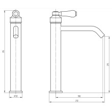 Смеситель для раковины Migliore Ermitage Mini 28580