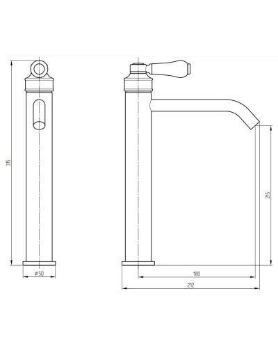 Смеситель для раковины Migliore Ermitage Mini 28580