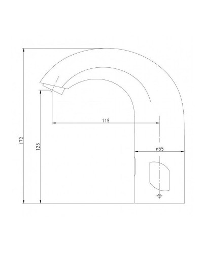 Смеситель для раковины Lemark Project LM4656CE Хром