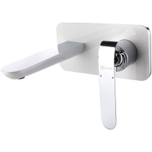 Смеситель для раковины Lemark Melange LM4926CW Хром Белый