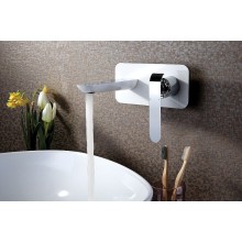 Смеситель для раковины Lemark Melange LM4926CW Хром Белый