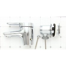 Смеситель для раковины с донным клапаном Jacob Delafon Kandel E660RU-CP