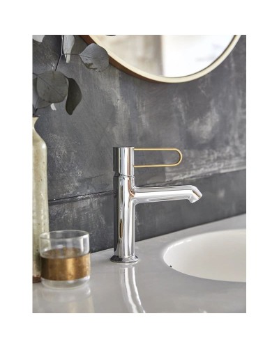 Смеситель для раковины без донного клапана Jacob Delafon Odeon Rive Gauche E21029-GLD-CP