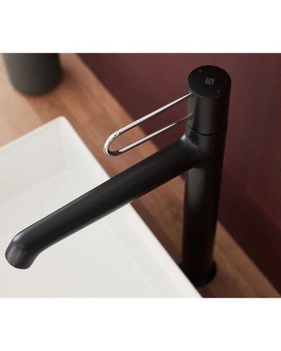 Смеситель для раковины с донным клапаном Jacob Delafon Odeon Rive Gauche E21030-CP-BL