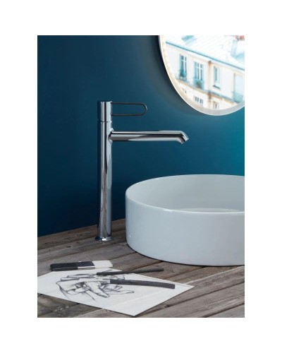 Смеситель для раковины без донного клапана Jacob Delafon Odeon Rive Gauche E21031-BL-CP