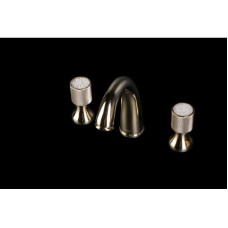 Смеситель для раковины Boheme Royal Cristal 297-Royal/CRST black