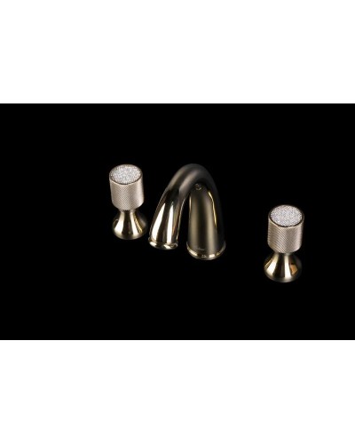 Смеситель для раковины Boheme Royal Cristal 297-Royal/CRST black