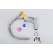 Смеситель для раковины без донного клапана BelBagno ARDENTE-LVM-CRM-W0