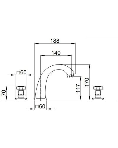 Смеситель для раковины Migliore Korona 28501