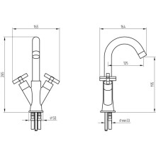 Смеситель для раковины Migliore Naxos ML.NAX-7634.CR