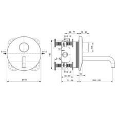 Инфракрасная электроника для раковины со смешиванием Ideal Standard Ceraplus A6153AA