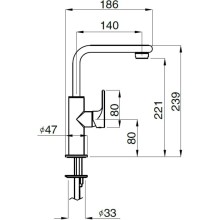 Смеситель для раковины Migliore Tenesi 25417