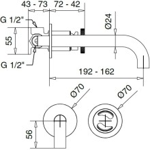 Смеситель для раковины Migliore Reversa 28189