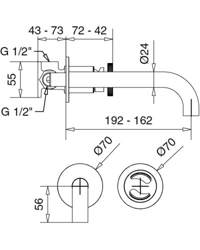 Смеситель для раковины Migliore Reversa 28189