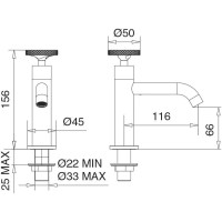 Кран для холодной воды Migliore Reversa 28565