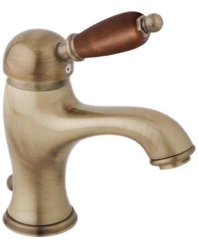 Смеситель для раковины Cezares Elite ELITE-LSM1-01-M Бронза/орех