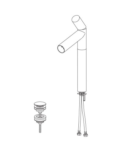 Смеситель для раковины с донным клапаном Oras Alessi Dot 8601F