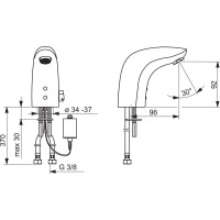 Смеситель для раковины Oras Electra 6150F