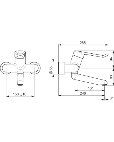 Смеситель для раковины Oras Medipro 5526B