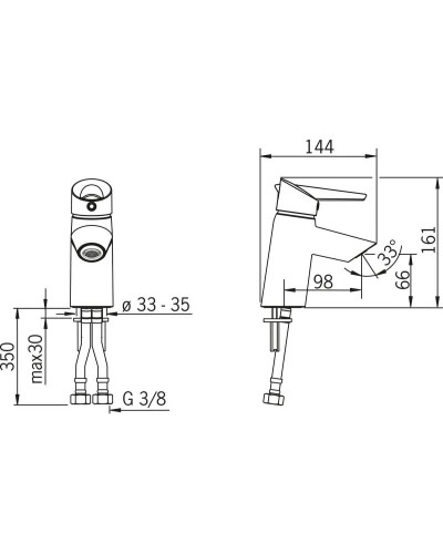 Смеситель для раковины Oras Optima 2710FG