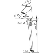 Смеситель для раковины Oras Optima 2710FG
