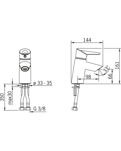 Смеситель для раковины Oras Optima 2710F