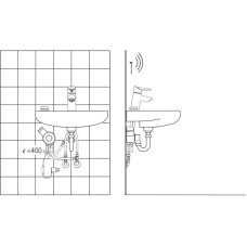Термостат для раковины с донным клапаном Oras Optima 2701FT