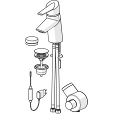 Термостат для раковины с донным клапаном Oras Optima 2701FT
