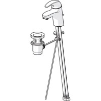 Смеситель для раковины с донным клапаном Oras Polara 1400F