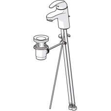 Смеситель для раковины с донным клапаном Oras Polara 1400F