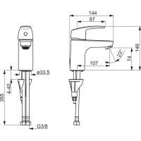 Смеситель для раковины Oras Safira 1010F