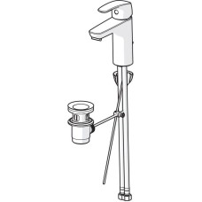 Смеситель для раковины с донным клапаном Oras Safira 1005F