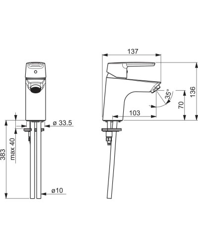 Смеситель для раковины Oras Saga New 3910
