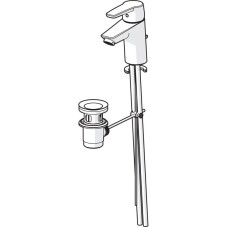 Смеситель для раковины с донным клапаном Oras Saga New 3904